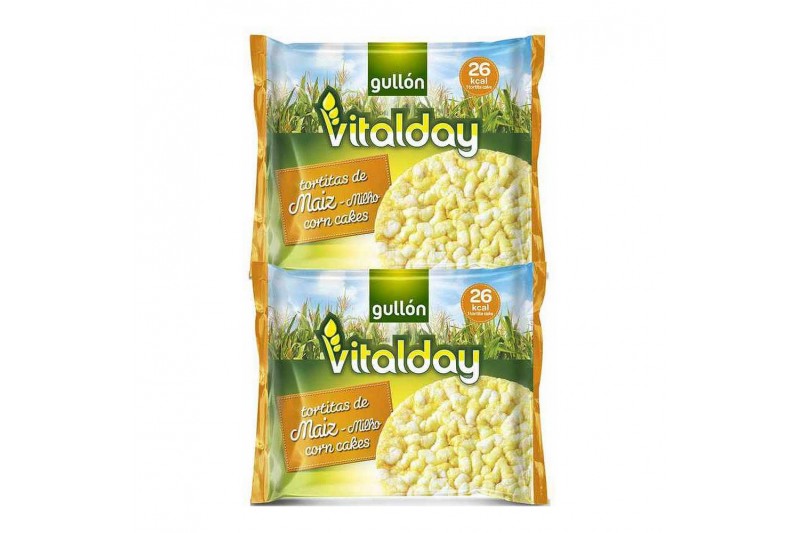 Corn cakes Gullón Vitalday (108 g)