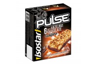 Petite barre énergétique Isostar Pulse Chocolat Noisettes (6 uds)