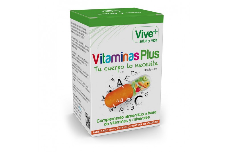 Vitaminas Plus Vive+ (50 uds)