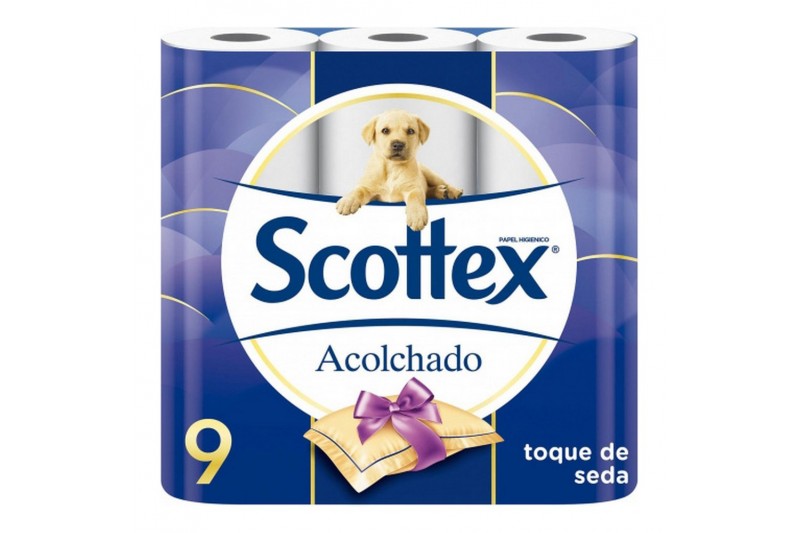 Carta Igienica Scottex Trapunta (9 uds)