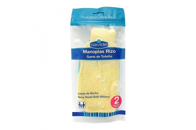 Manopla Exfoliante Davidel (2 uds)