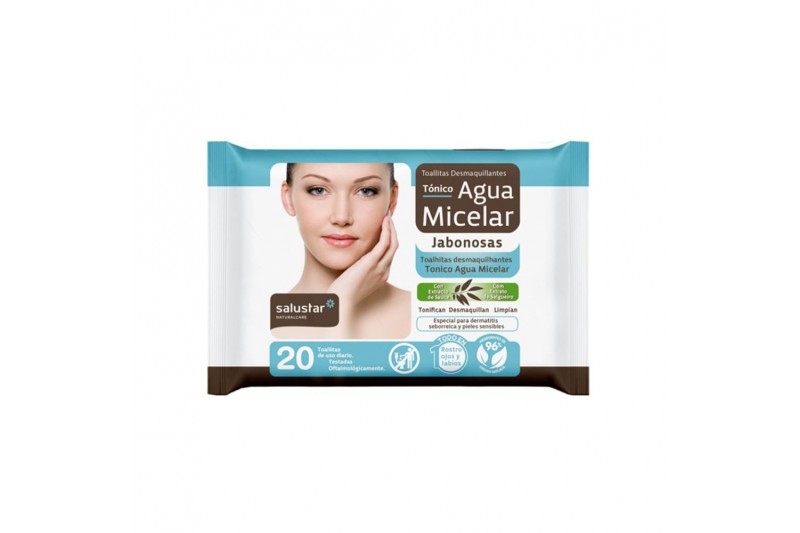 Make Up Remover Wipes Salustar Micellar Water (20 uds)