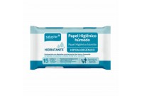 Lingettes imprégnées Salustar Hypoallergénique (Produits à usage unique) (Parfum longue durée) (15 uds)