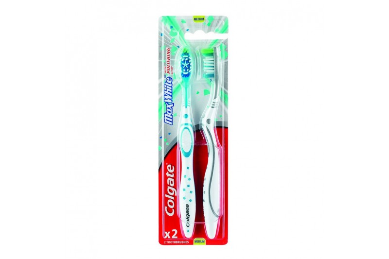 Brosse à Dents Colgate Max White (2 uds)