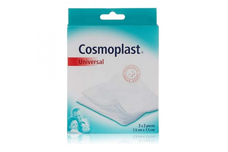 Gesteriliseerd Gaas Universal Cosmoplast (7,5 x 7,5 cm)