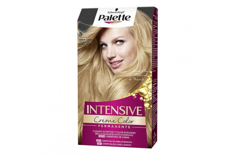 Permanent Dye Palette Schwarzkopf Light Blonde N 8