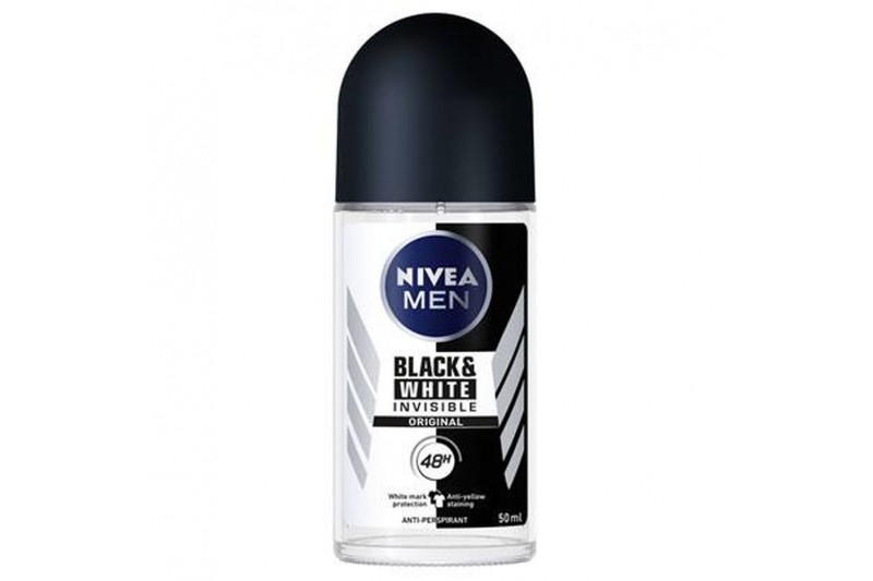 Déodorant Roll-On Men Black & White Invisible Nivea 0000042299806 (50 ml)