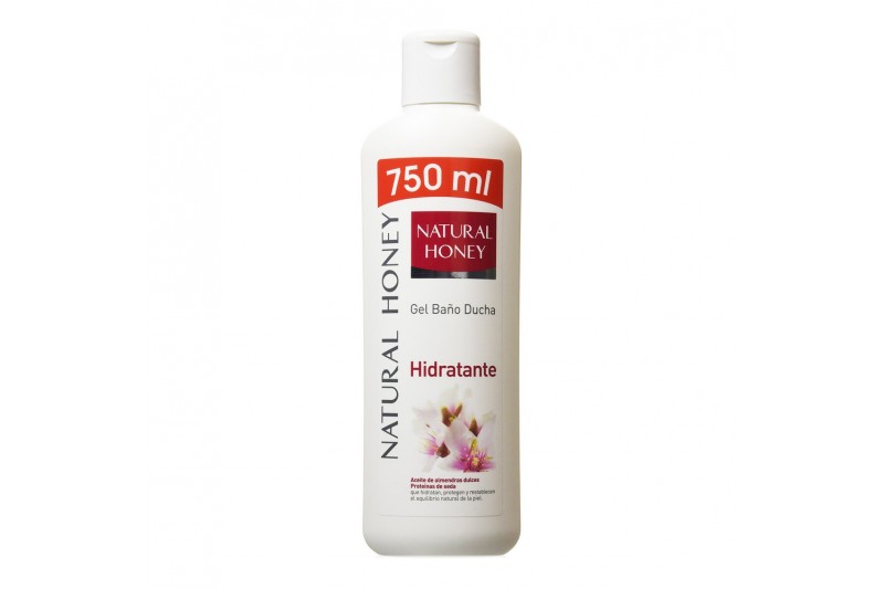 Gel Douche à l'Huile d'Amande Douce Natural Honey (750 ml)