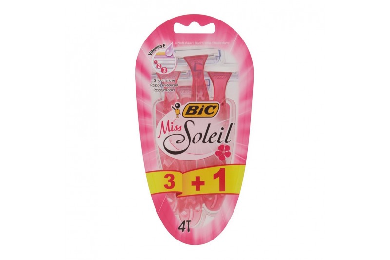 Manual shaving razor Bic Miss Soleil Lady (4 uds)