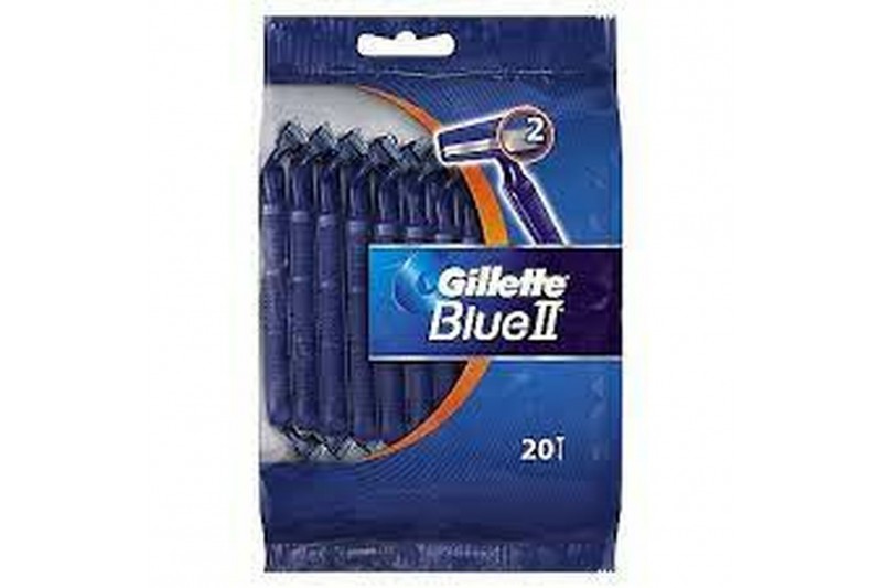 Handmatig scheermesje Gillette Blue II 20 Stuks