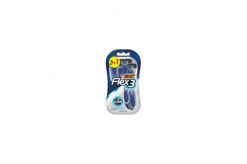 Handmatig scheermesje Bic Flex3 (4 uds)