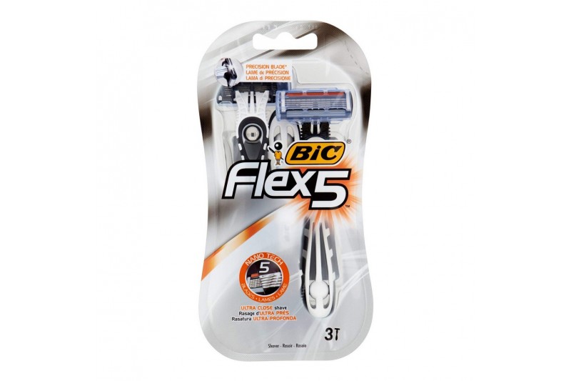 Handmatig scheermesje Bic Flex5 (3 uds)