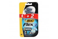 Maquinilla de Afeitar Bic Flex3 (6 uds)