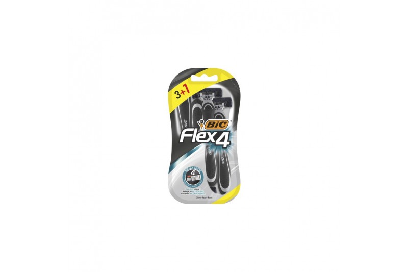 Handmatig scheermesje Bic Flex4 (4 uds)