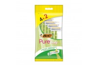 Maquinilla de Afeitar Bic Purelady (6 uds)