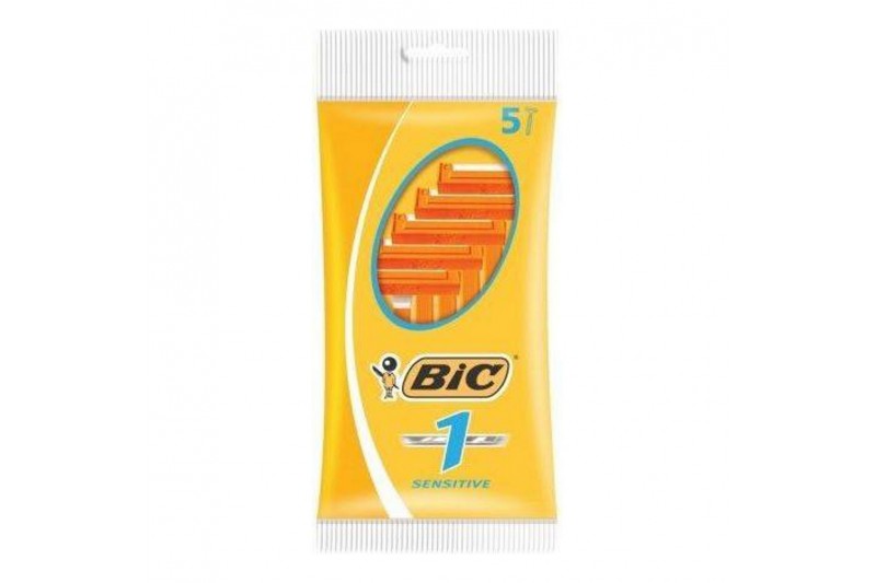 Handmatig scheermesje Bic Sensitive 1 (5 uds)