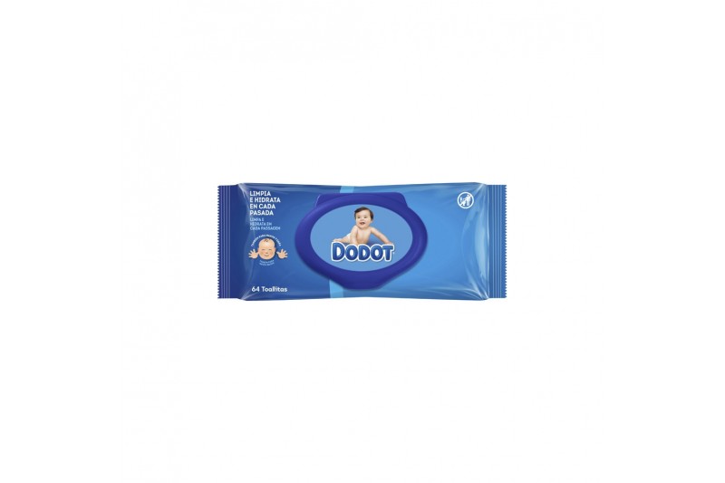 Lingettes imprégnées Dodot (64 uds)