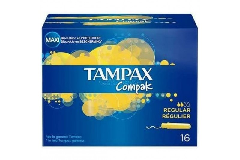 Normale Tampons COMPAK Tampax 16 Stuks