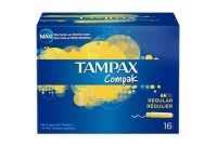 Tampons Réguliers COMPAK Tampax 16 Unités