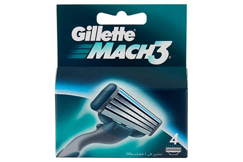 Ersatzklinge für Rasierer Gillette (4 uds)