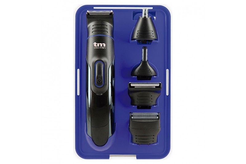 Set para Cuidado de la Barba TM Electron Azul 7 en 1