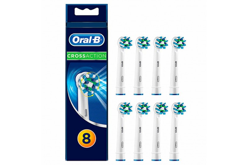 Tête de rechange Oral-B Cross Action 8 Unités