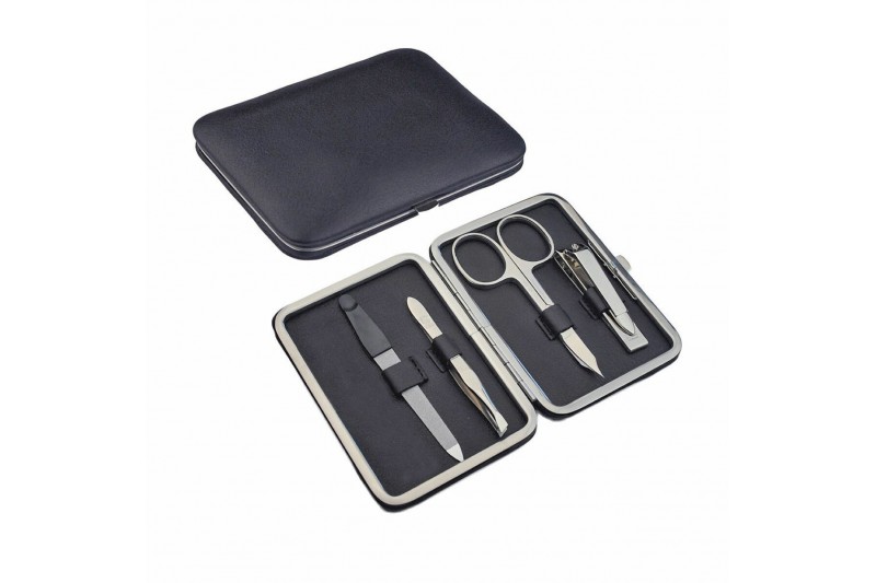 Manicure Set Touch of Beauty 5 Pieces Black polypropylene