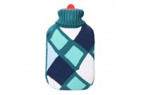 Hot Water Bottle EDM Blue Wool (2 L)