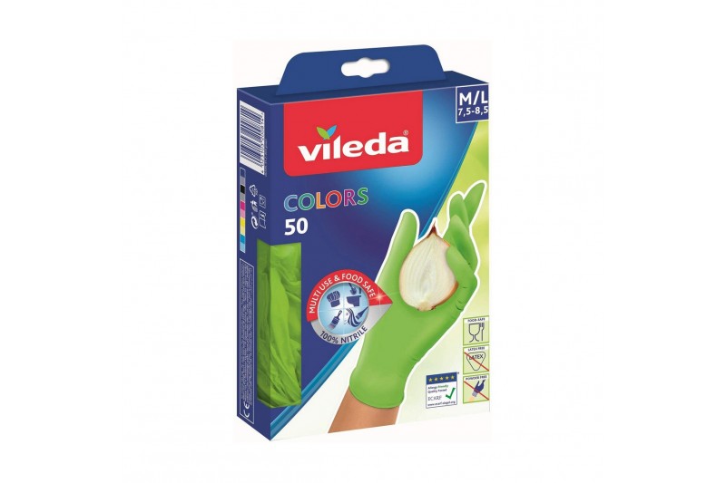 Disposable Gloves Vileda 50 Pieces (M/L)