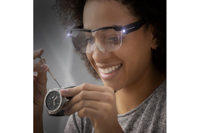 Gafas de Aumento con LED Glassoint InnovaGoods