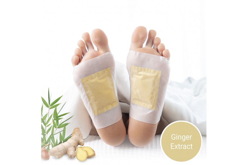 Patchs Détoxifiants pour les pieds Ginger InnovaGoods 10 Unités