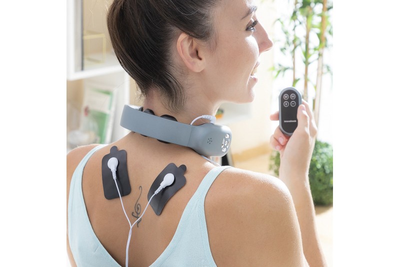 Masajeador Cervical Recargable con Mando Nekival InnovaGoods