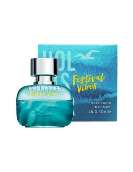 Herenparfum Festival Vibes Hollister EDT (50 ml) (50 ml)