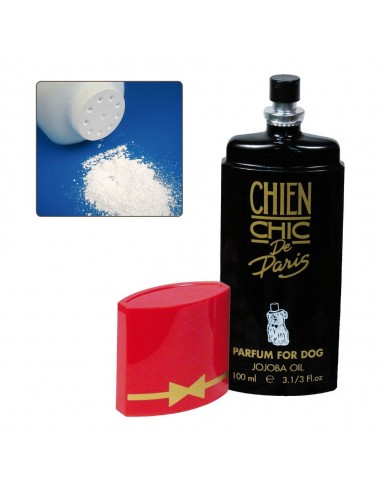 Parfüm für Haustiere Chien Chic Hund Talkum-Puder (100 ml)