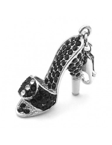 Pendentif Femme Glamour GS1-01 Noir (4 cm)