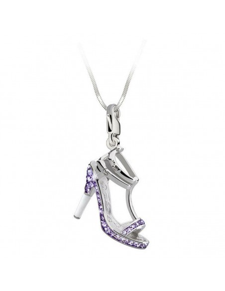 Pendentif Femme Glamour GS4-19 | Violet (4 cm)