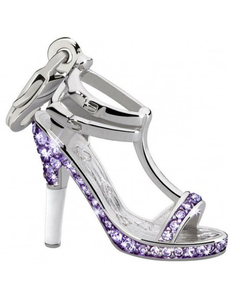 Pendentif Femme Glamour GS4-19 | Violet (4 cm)