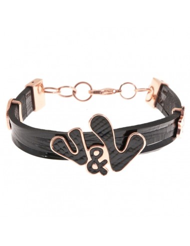 Bracelet Femme Victorio & Lucchino VJ0267BR Noir Rose Acier