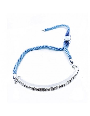 Bracelet Femme Panarea BS19PL2AZ Bleu Argent Argenté (Réglable)