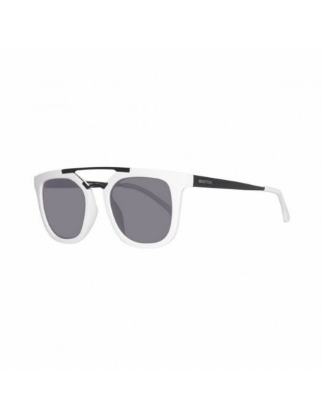 Lunettes de soleil Unisexe Benetton BE992S03 Blanc Noir (ø 50 mm)