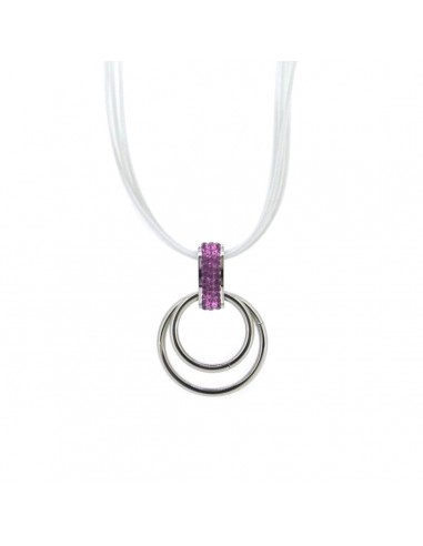 Ladies'Pendant Time Force TS5084CL (45 cm) (45 cm)