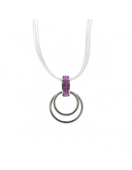 Ladies'Pendant Time Force TS5084CL (45 cm) (45 cm)