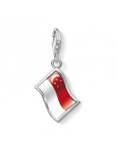 Damenperlen Thomas Sabo 1210-603-10 Rot Silberfarben (1 cm)