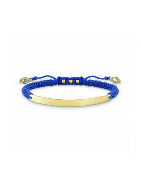 Damenarmreif Thomas Sabo LBA0067-899-1 Blau Silber Golden (21 cm)