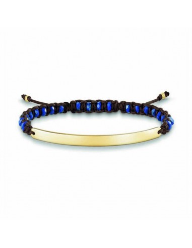 Armband Dames Thomas Sabo LBA0056-892-32-L19v Blauw Gouden Zilver (16 