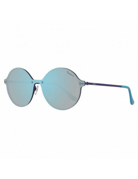 Lunettes de soleil Unisexe Pepe Jeans PJ5135C4140 Bleu (Effet miroir)