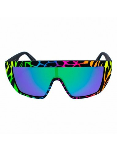 Lunettes de soleil Unisexe Italia Independent 0912-ZEF-149 Jaune Bleu Noir Vert Violet Orange