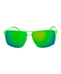 Lunettes de soleil Homme Italia Independent 0210-033-000 (ø 61 mm) Vert (Ø 61 mm)