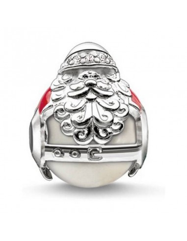 Abalorio Mujer Thomas Sabo K0185-149-27 (1 cm) Rojo Plateado (1 cm)