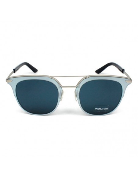 Lunettes de soleil Unisexe Police SPL584-0581 Bleu Argenté (ø 50 mm)